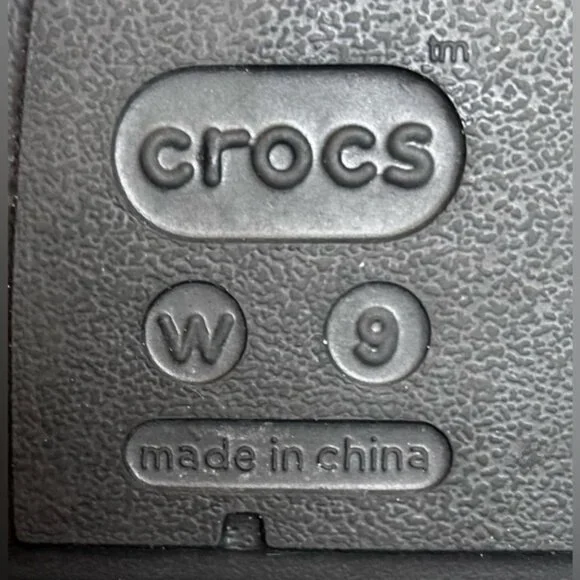 Crocs Womens Black Captiva Cushioned Thongs Flip Flops~9~ - Picture 6 of 6